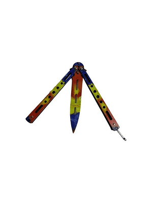 Cuchillo Navaja Mariposa Cuchillo - Practica Sin Filo