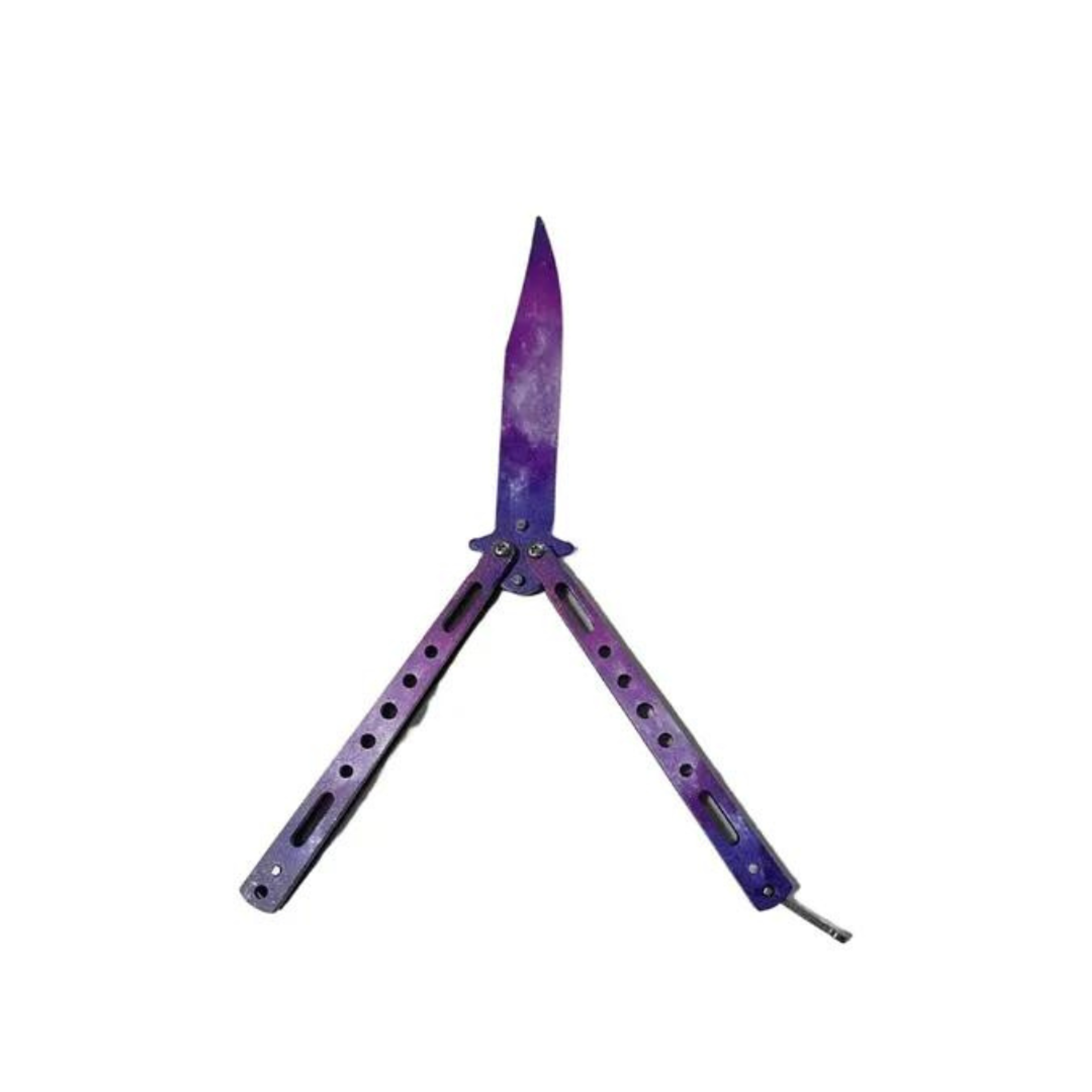 SIN STOCK Cuchillo Navaja Mariposa Cuchillo - Practica Sin Filo  1