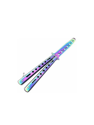 Cuchillo Navaja Mariposa Cuchillo - Practica Sin Filo