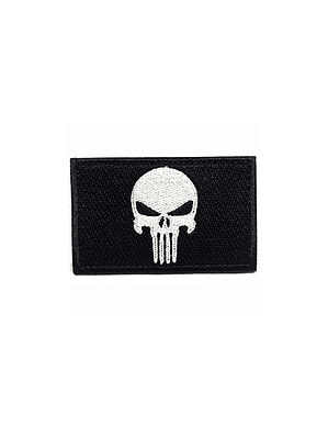 Parche Uniforme Tactico Bandera Punisher Chile