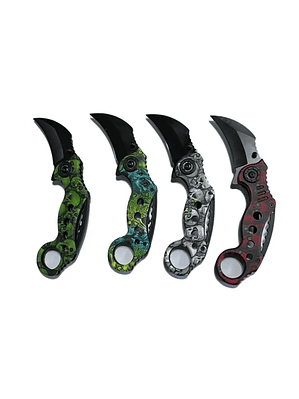 Cuchillo Tactico Corvo Camuflaje Camping Karambit 