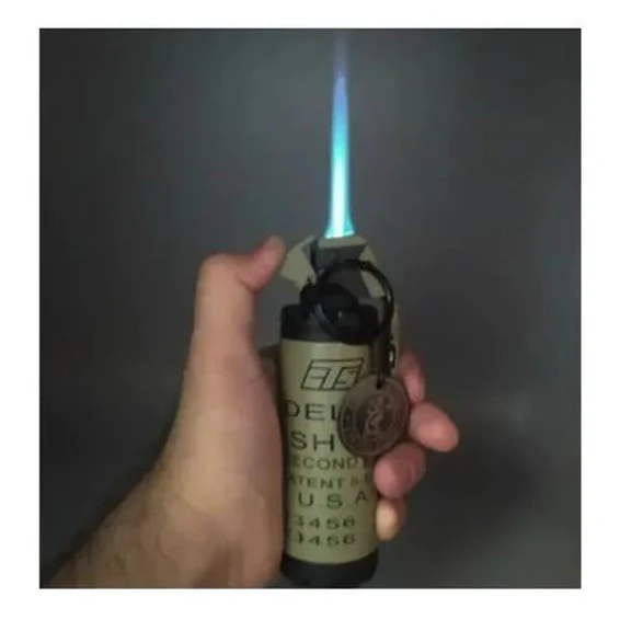 Encendedor Soplete Tactico Recargable Mod Granada 2