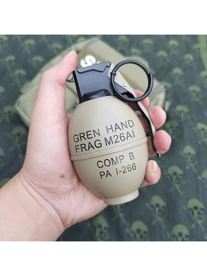 Encendedor Granada Metal - Grande Airsoft Soplete