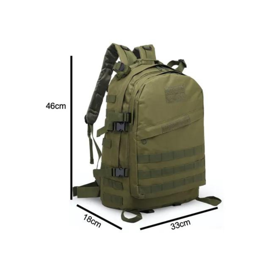 Comprar Mochila militar táctica de 40L, impermeable, para senderismo al  aire libre, senderismo, camuflaje, mochila 3D