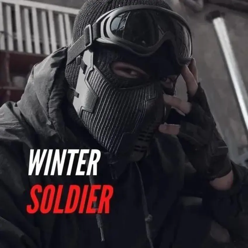 Máscara 3D Soldado Invierno -  Airsoft Certificada 5