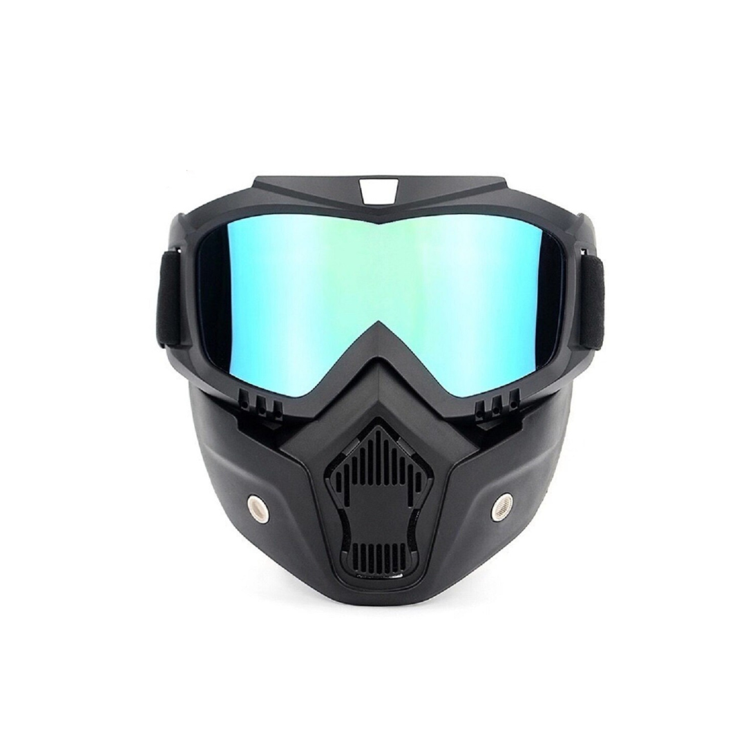 Máscara Paintball Cara Completa - Doble Ventilador, Protección Impacto - Para Juegos Y Cosplay