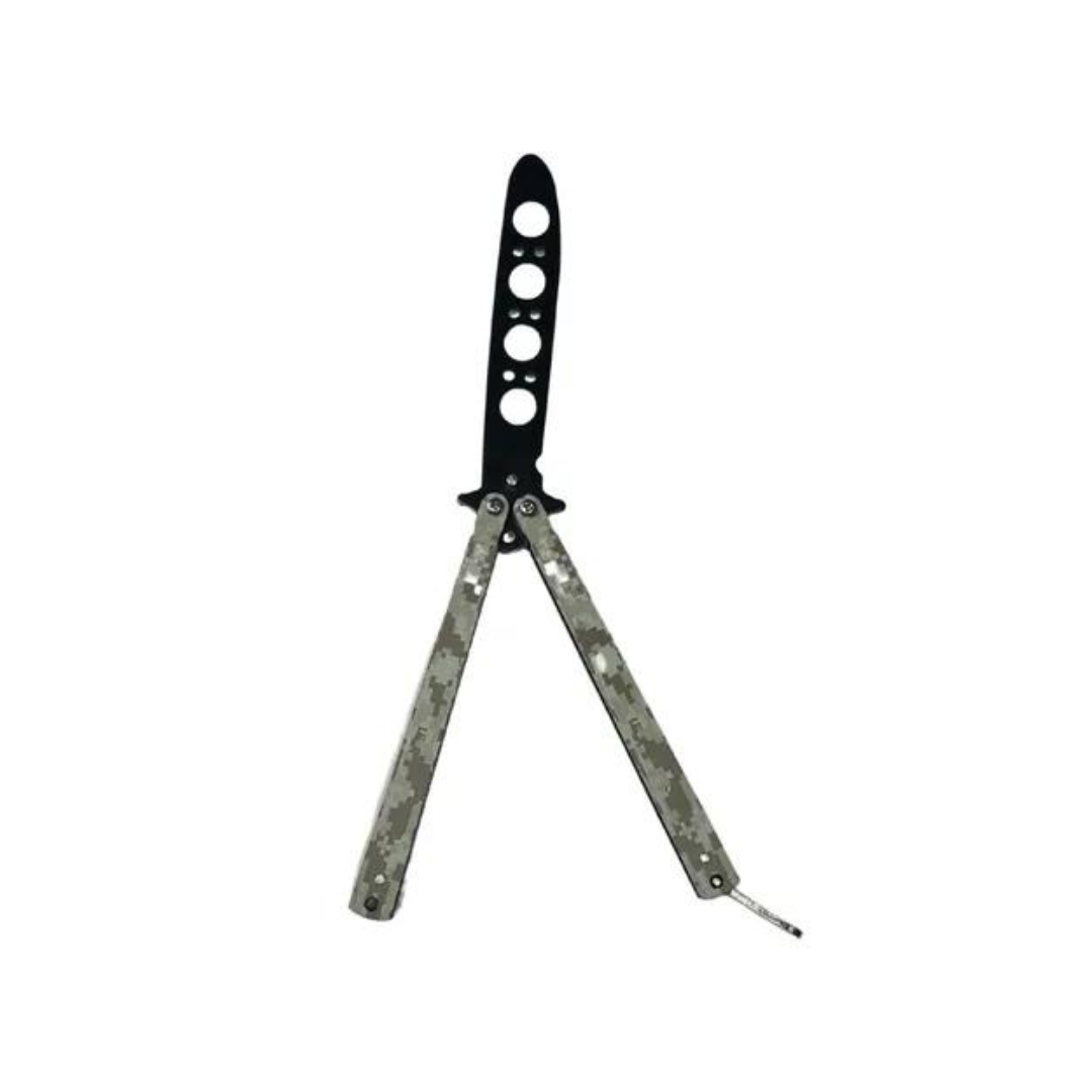 SIN STOCK Cuchillo Navaja Mariposa Cuchillo - Practica Sin Filo 1