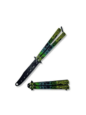 Cuchillo Navaja Mariposa Cuchillo - Practica Sin Filo