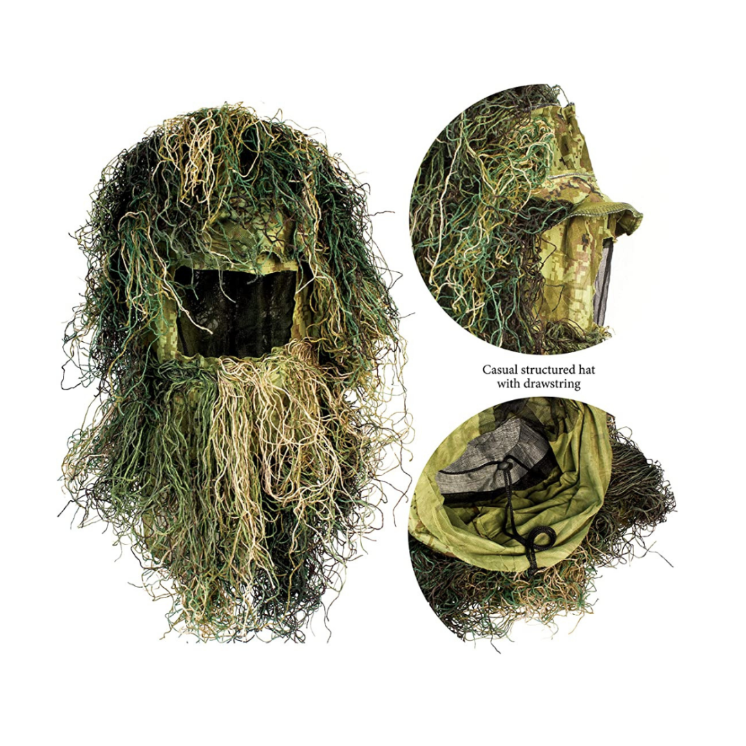 Traje Completo Ghillie Camuflaje Airsoft Outdoor Zona Sur