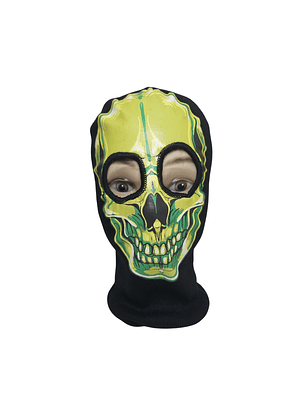 Pasamontaña Calavera Green Airsoft  Paintball