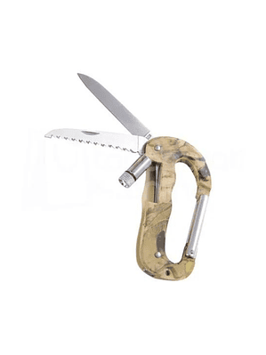 Mosqueton Multiherramienta 5 en 1 - Supervivencia