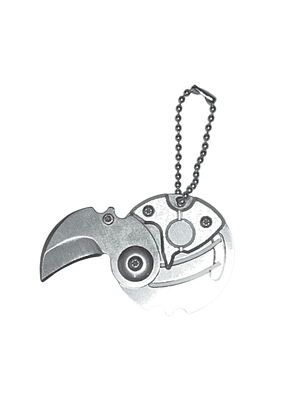 Mini Cuchillo Corta Pluma Táctico Clip Automatico