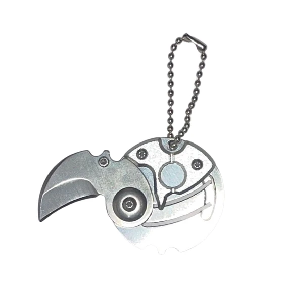 Mini Cuchillo Corta Pluma Táctico Clip Automatico 2