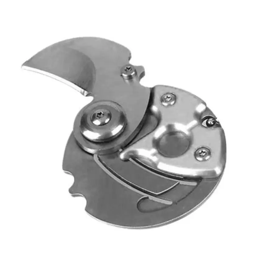 Mini Cuchillo Corta Pluma Táctico Clip Automatico 4