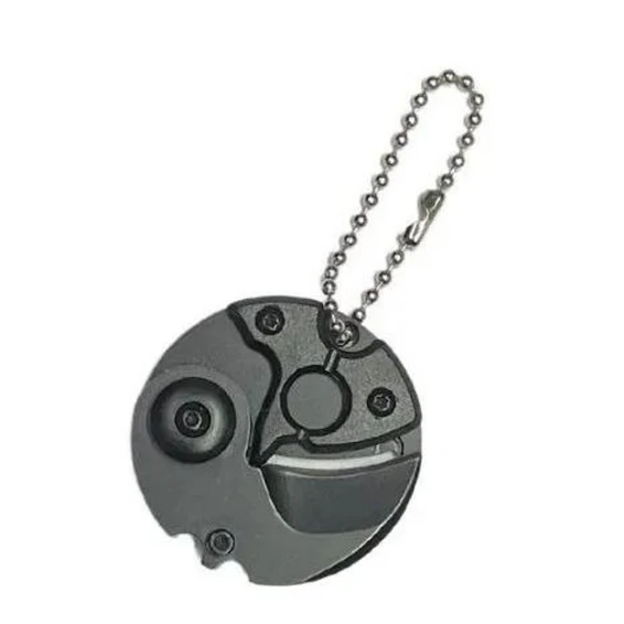 Mini Cuchillo Corta Pluma Táctico Clip Automatico 6