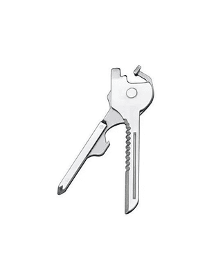 LLAVE MULTIFUNCIONAL TIPO LLAVERO TÁCTICO BOLSILLO 6 EN 1