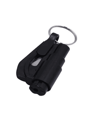 Llavero Seguridad Auto Rompe Vidrio - Corta Cinturón