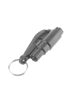 Llavero Seguridad Auto Rompe Vidrio - Corta Cinturón