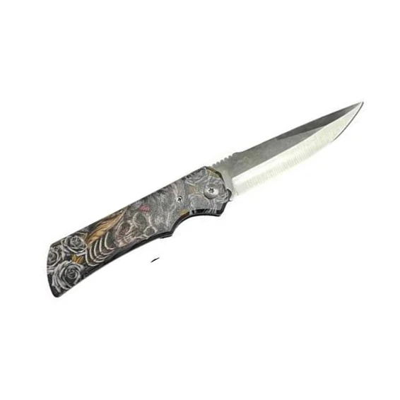 Cuchillo Corta Pluma Táctico Militar Calavera Defensa 1