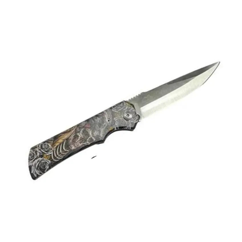 Cuchillo Corta Pluma Táctico Militar Calavera Defensa 1