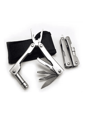 Alicate Multiherramienta Silverback 10 en 1 + Linterna