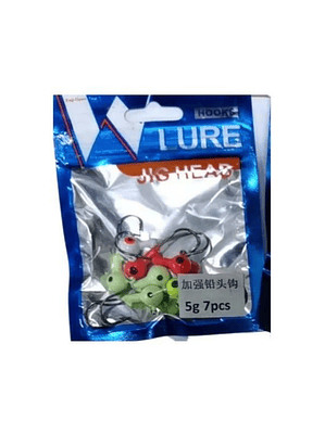 Anzuelos 5-20gr De Pesca Cabeza De Plomo Piezas 3-7 pcs