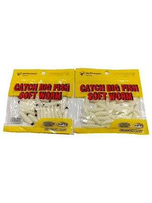 Señuelo Silicona En Forma De Lombriz Accesorio De Pesca