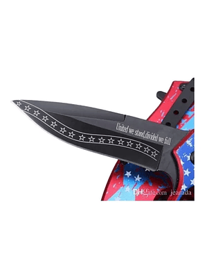 Cuchillo Táctico Manopla Pedernal Supervivencia Liviano