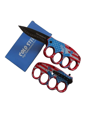 Cuchillo Táctico Manopla Pedernal Supervivencia Liviano