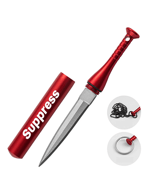 Mini Cuchillo Collar Modelo Bate -Táctico Supervivencia