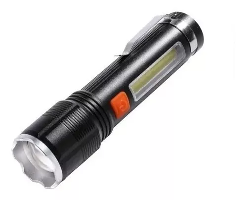 Linterna LED de Mano Recargable Por USB, Linterna Ultra Potente