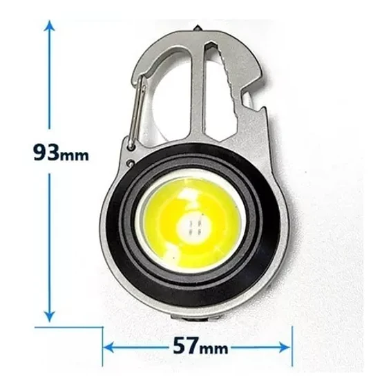 Mini Linterna Llavero Recargable Portatil Cob Luz Led W5137 5