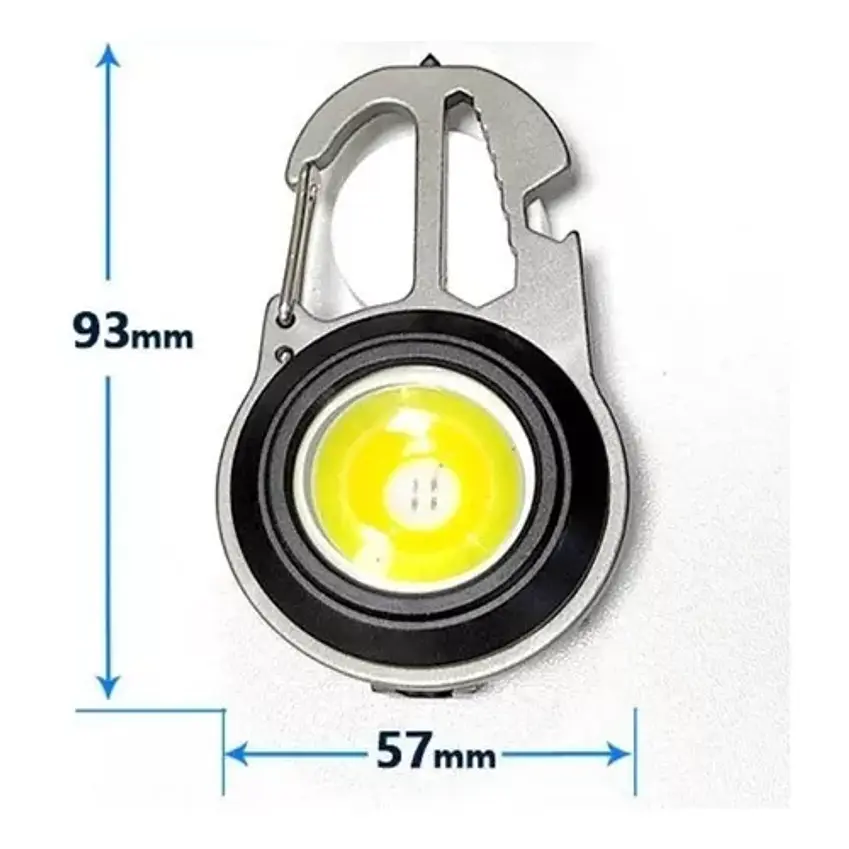Mini Linterna Llavero Recargable Portatil Cob Luz Led W5137 5