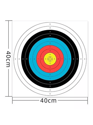 Target Papel De Tiro Al Blanco 40 Cm X 40 Cm Practica