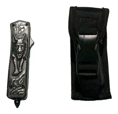 Cuchillo Navaja Automatica Retractil Horizontal Lobo