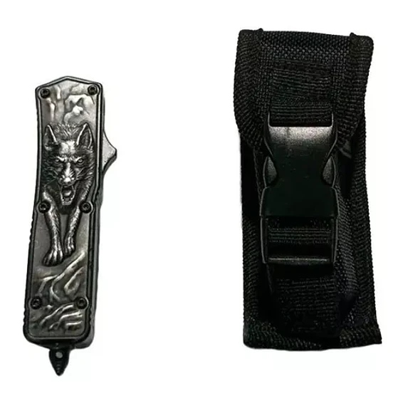 Cuchillo Navaja Automatica Retractil Horizontal Lobo 1