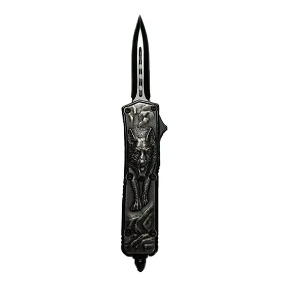 Cuchillo Navaja Automatica Retractil Horizontal Lobo 2
