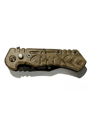 Cuchillo Mini Tactico Militar Caza Semi Automatico Camping