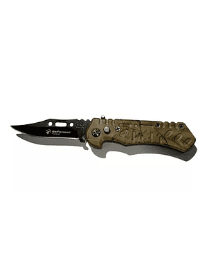 Cuchillo Mini Tactico Militar Caza Semi Automatico Camping