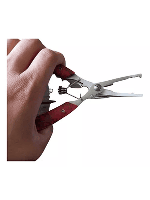 Tijera Con Cuchillo Emergencia Pesca Camping 