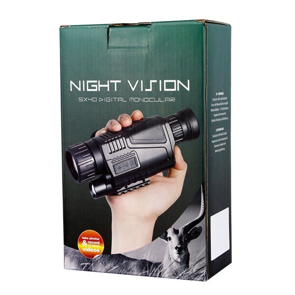 Monocular Vision Nocturna 40x60 Caza Termino Zoom