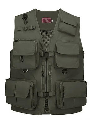 Chaqueta Pesca Outdoor Camping Multi Bolsillos Táctica