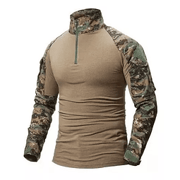 Polera Tactica Combat Shirt Estilo Militar Airsoft