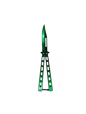 Cuchillo Navaja Mariposa De Práctica Entrenamiento Con Filo
