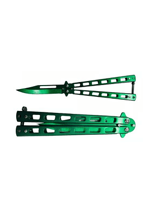 Cuchillo Navaja Mariposa De Práctica Entrenamiento Con Filo