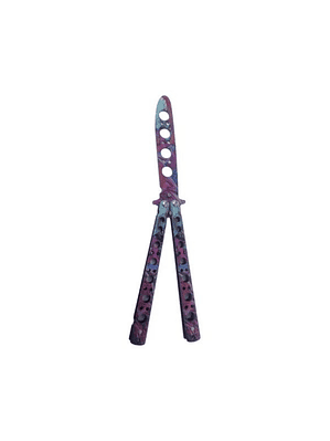 Cuchillo Navaja Mariposa De Práctica Entrenamiento Sin Filo