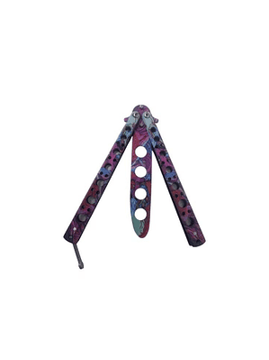 Cuchillo Navaja Mariposa De Práctica Entrenamiento Sin Filo