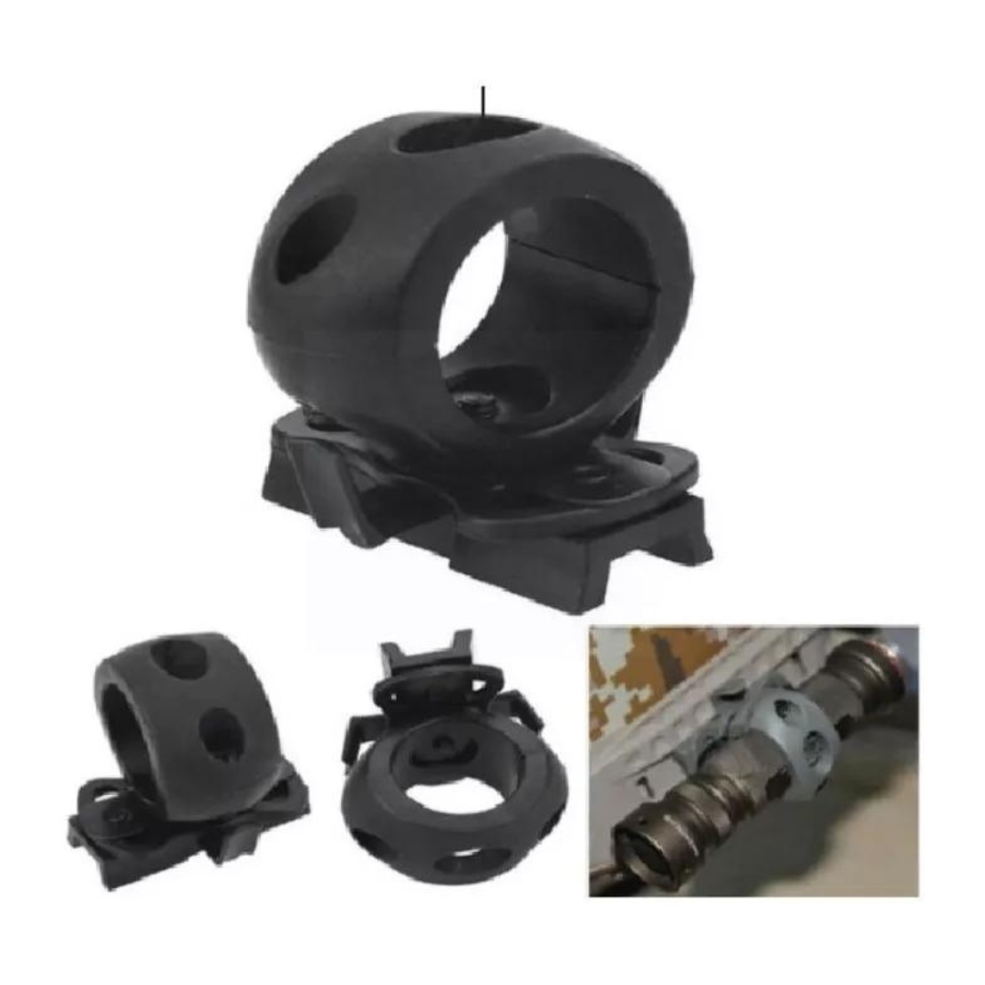 Soporte Montura Para Linterna Bicicleta Regulable 360