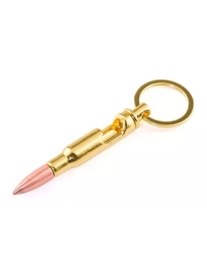 Llavero Destapador Botellas Diseño Bala Fusil Metalico 