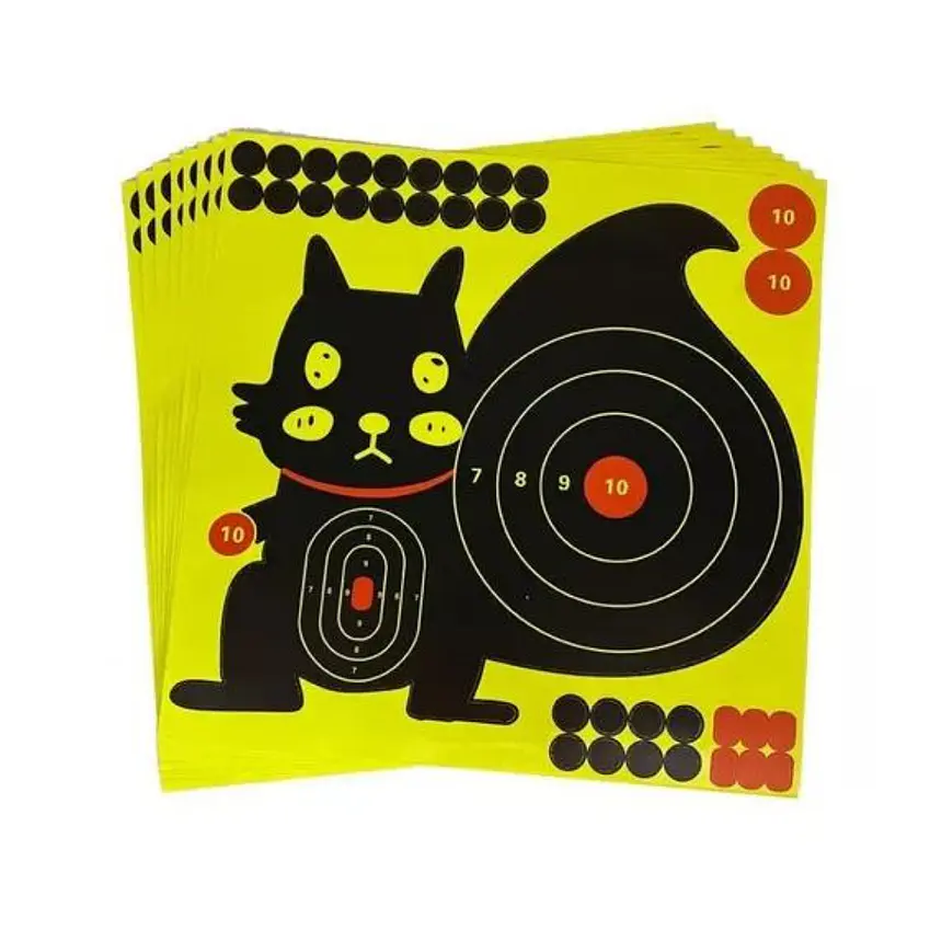 Target Papel De Tiro Al Blanco Ardilla 30Cm X 30Cm Practica 2